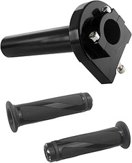 Adsspro Motorcycle CNC Aluminum Universal Throttle Grip 7/8" 22mm Quick Twister Tube Motorized Lever