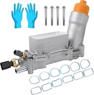 ZumuraAuto Oil Filter Housing Kit, Compatible with 2016-2011 Wrangler JK 926-959-BK Dorman 5184294AC