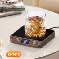 OKCATZONE 45-70C/113-158F Cup Heater Mug Warmer 5 Gear Hot Tea Makers Heating Coaster Electric Hot P