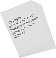 200 sheets 8.5 x 11 letter discontinuous thermal paper for Phomemo COLORWING Odaro Itari M08F-letter