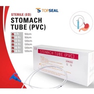 TOPSEAL Stomach Tube PVC Silicone Stomach Tube, Ryles Tube, Feeding Tube 120cm 8FR 10FR 12FR 14FR 16