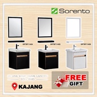 Sorento Stainless Steel 304 Bathroom Toilet Basin Cabinet Mirror Shelf / Cabinet Package Black SRTBF