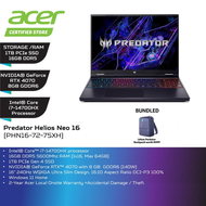 Acer Predator Helios Neo 16 PHN16-72-75XH 16" WQXGA 240Hz Gaming Laptop ( I7-14700HX, 16GB, 1TB SSD,