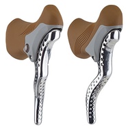 TRP RRL-SR Ultralight Non-Integrated Brake Lever SS Fixed Pair Gum, Silver
