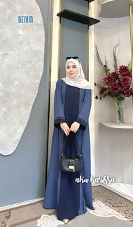 ABAYA AKU KARISSA GAMIS POLOS SYARI MODEL TERBARU ABIYA RIVANIA HAYFA ALMIRA