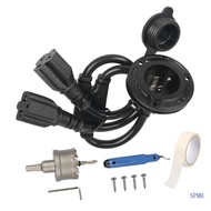 SUP 12 Gauges Marine Power Cord with Double Layer PVC Insulation 20A Rating