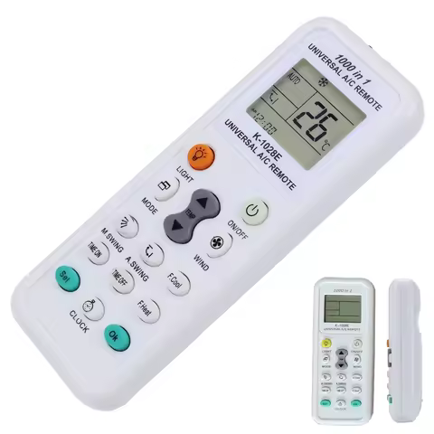 Universal K-1028E Remote Control Air Conditioner LCD Remote Control For Panasonic Sharp Samsung Fuji