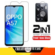 PROMO PAKET 2 INC 1 Tempered Glass OPPO A78 4G / OPPO A78 5G / OPPO A57 4G / OPPO A57 5G 2022 Anti gores Kaca Pengiriman Cepat