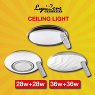 Led Ceiling Light cw Remote Control (36w+36w)(28w+28w)