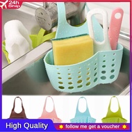 Sink Shelf Soap Sponge Holder Clip Dish Drainer Drying Rack Silicone Storage Basket Bag Bathroom Holder Kitchen Accessories Tool