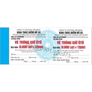 Parking ticket, complete printing of content as required, combo of 10 books.