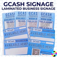 GCash Cash-in Cash-out Rates | GCASH LAMINATED SIGNAGES | GCASH BUSINESS SIGNAGES | THICK SIGNAGE