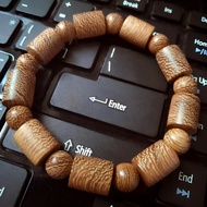 Gelang kayu galih kelor serat batik