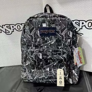 Jansport Superbreak Men's Backpack Abstract Geometric Pattern Casual School Bag