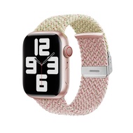 ห่วงถักใหม่สำหรับนาฬิกา Apple 8 Ultra 7 Band 49Mm 41Mm 45Mm สร้อยข้อมือไนลอน Correa I Watch Series 8 7 6 3 4 5 SE 38Mm 40Mm 42Mm 44Mm