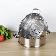 🏆Free Shipping🏆Steamer Cage Drawer Steaming Rack Heighten and Thicken Stainless Steel Steamer Pot Cage16cm-40cmHousehold