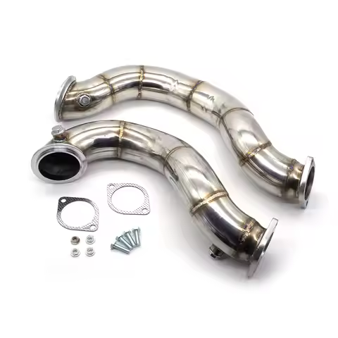 Car 3'' N54 Downpipe Exhaust Pipe Fits for BMW 135i 335Xi E82 E90 E91 E92 E93 3.0T 07-13 Turbo Down