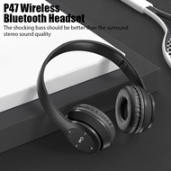 P47 Wireless bluetooth headphone With Mic Noise Cancelling Headsets Stereo Sound Earphones Sports Gaming Headphones Supports PC Over The Ear Headphone