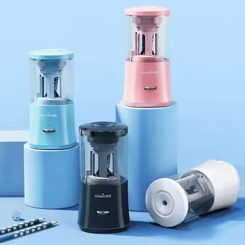Tenwin Mechanical Pencil Sharpeners Multifunctional Electric Automatic Pencil Sharpener For Kid Heav