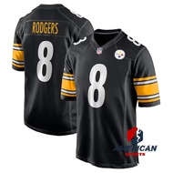 Men's Pittsburgh Steelers Aaron Rodgers 2024-25 Black Limited American Football Jersey