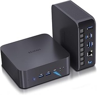 Reatan X7 AI Oculink Gaming Mini PC AMD Ryzen 7 255(Upgraded 8745HS), Barebone Mini PC(NO OS/RAM/SSD