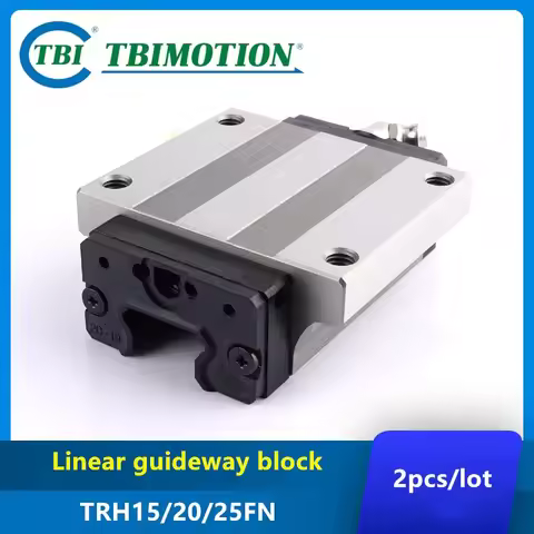 2pcs Taiwan TBI Linear guideway slider block carriage TRH15FN TRH20FN TRH25FN CNC router rail bearin