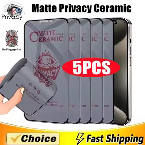 Matte Ceramic Privacy Screen Protectors For Xiaomi Redmi Note 13 11 12 10 9 8 Pro 13C Poco X6 M6 Pro