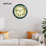 [Shiwaki] Singing Bird Wall Clock Wall Art Clock Decorative Clock Round Wall Clock for