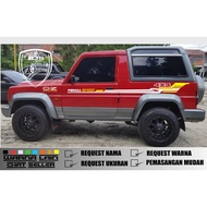 Stiker mobil feroza/ stiker mobil ferosa/ stiker mobil daihatsu feroza