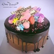 Signature Valrhona Chocolate Cake for birthday & celebrations; made fresh to order