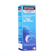 Betadine Povidone-Iodine (PVP-I) Sore Throat Spray 0.45 Percent W/V 50 ML Cough And Sore Throat