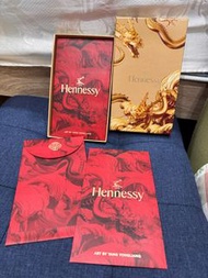 軒尼詩Hennessy2024年 龍年限量燙金紅包袋10入