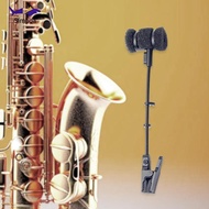 Simhoa Saxophone Microphone Stand Clip Accessory Microphone Clip Microphone Holder for