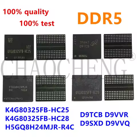DDR5 8G (1piece)100% test D9VRL D9VRK D9SSX D9VVQ D9VVR D9TXS D9SXD D9SXC D9TCB D9VRN BGA Chipset