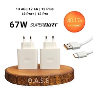 67 Watt Charger For Realme 13 4G | 12 4G | 12 Plus | 12 Pro Plus | 12 Pro 67 W Type C Original Super