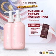Henna Hair Care by Inai Republic- Henna Shampoo - Henna Conditioner - Keratin Hair Mask (Peach Fragr