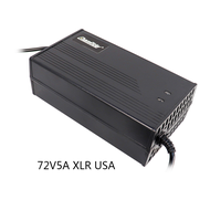 Electric Bike 5A Li-ion Battery Pack Charger DC XLR Lithium battery charger for 36V 42V 48V 54.6V 52
