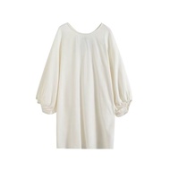 Tây Ban Nha Massimo Dutti MD phụ nữ Đầu thu mới Con Gái Làm mát bằng không khí tiếng ồn trắng thanh 