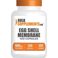 BulkSupplements.com Kapsul Membran Cangkang Telur - Suplemen Kolagen, Bebas Susu & Bebas Gluten - 1 