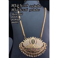 Big Tamarai pendent chain 24inch gold plated not 916