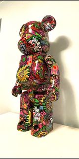 BE@RBRICK Psychedelic Paisley 1000%