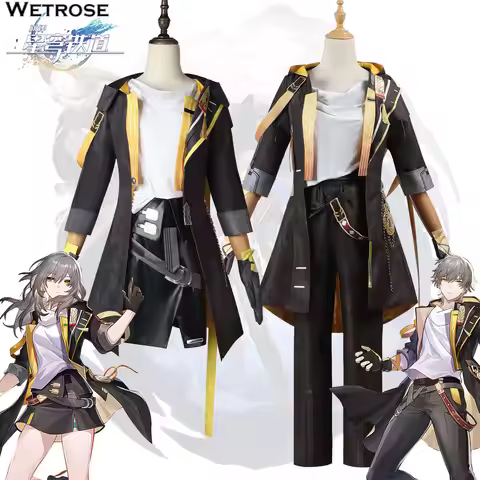 【Wetrose】In Stock Trailblazer Stelle Caelus Cosplay Costume Honkai Star Rail Full Set Female Male Ou