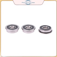10Pcs F695-2RS Stainless Steel Bearing Flanged Miniature Deep Groove Bearings F695 Bearings