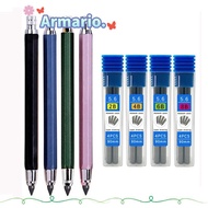 ARMARIO Mechanical Pencil 5.6mm Sketch 2B/4B/6B/8B Pencil Refill Metal Comics Design Drawing Tool