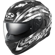 OGK KABUTO Motorcycle Helmet KAMUI-3 PRISMA Flat Black Silver XL 2137412