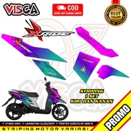 Striping X Ride 115 Variasi - Stiker Motor X-Ride 115 Desain Bunglon