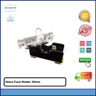 Glass Fuse Holder 30mm ~ Din Rail FS101( Without Glass Fuse)