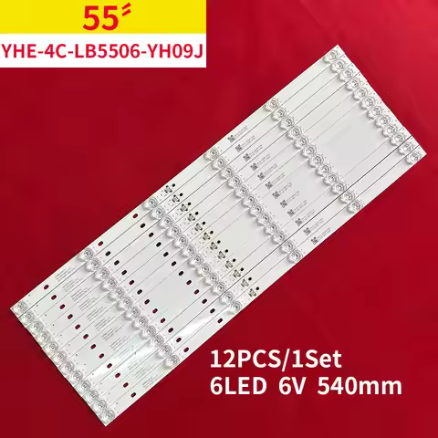 LED Strips For 55C715 55C715K 55C715X1 55C716 55C717 55C78 55Q10 55P10-3030FC-12X6-LX 55D6B6CZ54016 