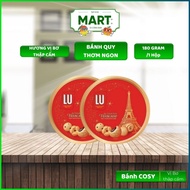 Lu French recipe mixed butter biscuits, Kinh Do biscuits luxury tin box weight 180g