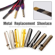 100 PCS Metal Replacement Shoelace Shoe Lace Aglet Tip Head Aglets End